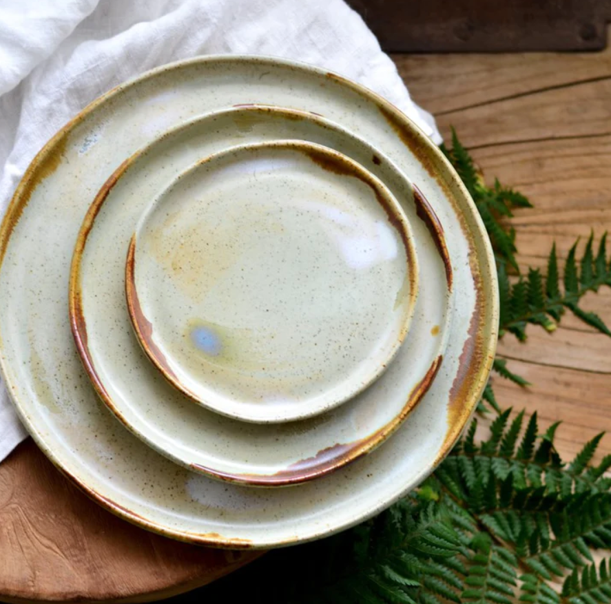 © Rugged earth dinner plate fern