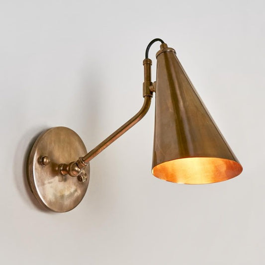 © Cloudy Bay Wall Light - Antique Brass