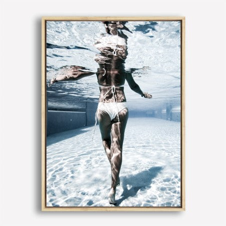 © Bikini Swimmer Canvas Print