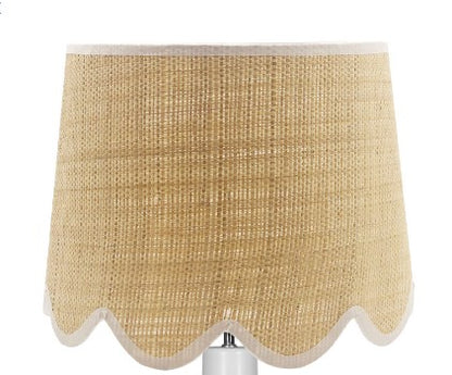 © Scallop lamp shade natural