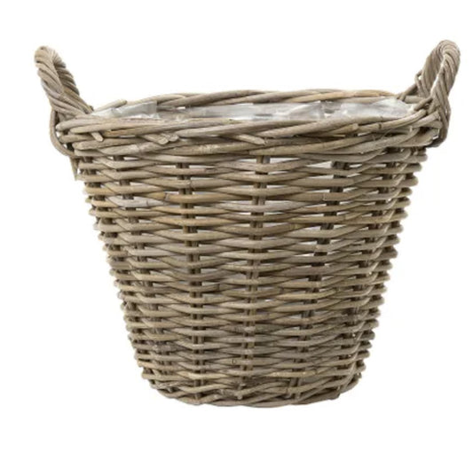 © Rattan Basket with lining - Natural